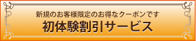 初体験割引サービス